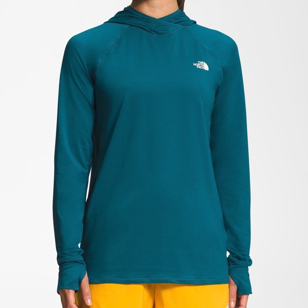 The North Face Women's Class V Water Hoodie Lightweight UPF Teal size Small